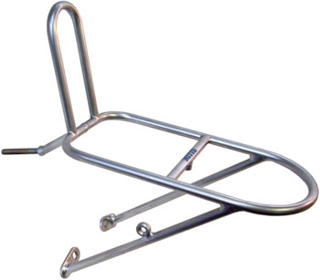 Nitto M12 Front Mount Bicycle Rack: Silver EA Front Mount Rack