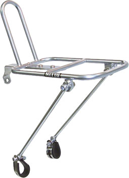 Nitto M18 Front Rack Mount Bicycle Rack: Silver EA Front Mount Rack