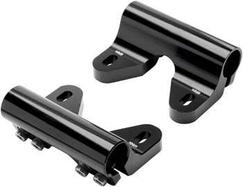 Benno Rail Clamp Plus Set - Boost EVO 4-5, 46er, RemiDemi XL, Black EA Cargo Bike Accessory