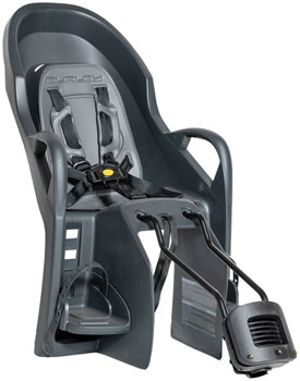 Burley Dash FM Child Bike Seat With Extended Rails - Black Black/Gray EA Child Carrier