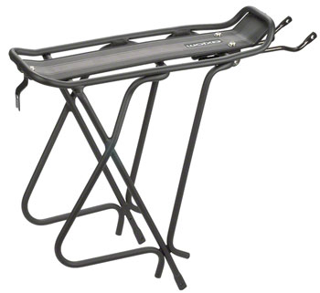 Axiom Journey Tubular Rear Rack: Alloy~ Black EA Rear Mount Rack