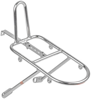 Velo Orange Randonneur Front Canti Rack: Polished Stainless Steel Silver EA Front Mount Rack