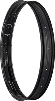 HED B.A.D Big Aluminum Deal Rim - 26" Fat, Disc, Black, 32H, Clincher Black EA