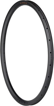 Teravail Circos Gravel Rim - Front, 700c, Disc Brake, Matte Carbon, 24-Hole Black EA