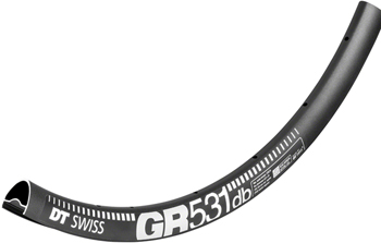 DT Swiss GR 531 Rim - 700, Disc, 24h, Black EA