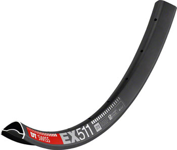 DT Swiss EX 511 Rim - 27.5", Disc, Black, 32H Black EA