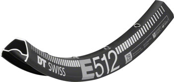 DT Swiss E 512 Rim - 29", Disc, Black, 32H Black EA