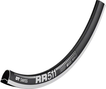 DT Swiss RR 511 Rim - 700, Rim, Black, 32H Black EA