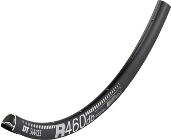 DT Swiss R 460 Rim - 700, Disc, Black, 24H Black EA