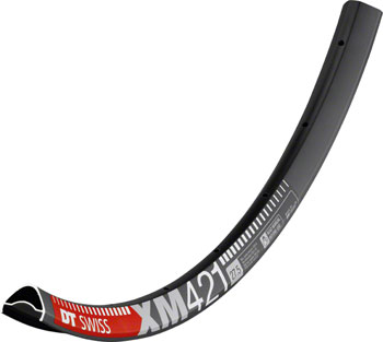 DT Swiss XM 421 Rim - 27.5", Disc, Black, 28H Black EA