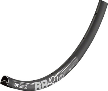 DT Swiss RR 421 Rim - 700, Disc, Black, 32H, Asymmetric Black EA