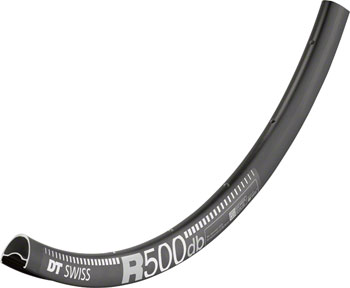 DT Swiss R 500 Rim - 700, Disc, Black, 32H Black EA