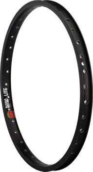 Sun Ringle Rhyno Lite Rim - 20", Black, 36H, Clincher, Schraeder Black EA