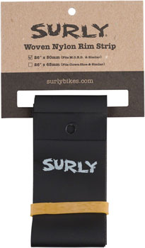 Surly Rim Strip: For Other Brother Darryl Rim, Nylon, 50mm wide, Black EA Rim Strips and Tape