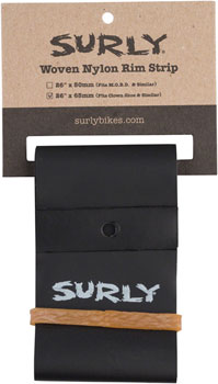 Surly Rim Strip: For Clown Shoe Rim, Nylon, 65mm wide, Black EA Rim Strips and Tape