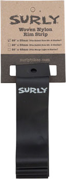 Surly Rim Strip: For 29+ Rabbit Hole Rim, Nylon, 33mm wide, Black EA Rim Strips and Tape