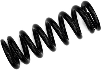 FOX Steel Rear Shock Coil Spring - 700 lb. x 2.3" Spring Travel, 5.200 TLG (Total Spring Length), Black EA Rear Shock Spring