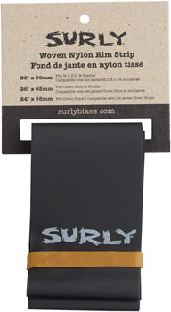 Surly Rim Strip: For Clown Royal Rim, Nylon, 58mm wide, Black EA Rim Strips and Tape