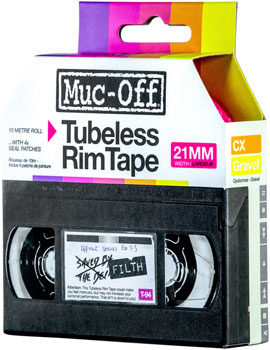 Muc-Off Rim Tape - 10m Roll, 21mm EA Tubeless Tape