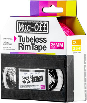 Muc-Off Rim Tape - 10m Roll, 35mm EA Tubeless Tape