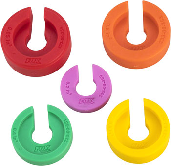 FOX Volume Spacers - Float CTD/DPS 2013+, 9mm Shaft, Assorted Kit Rear Shock Part