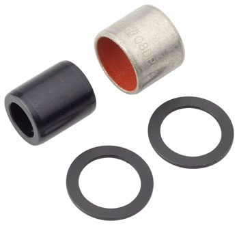 FOX Mounting Hardware - 3 Piece, Aluminum, 8mm, Mounting Width 15mm/0.590" EA Rear Shock Mount Kit