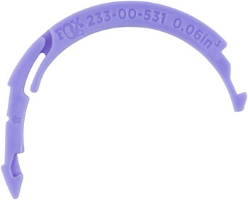 FOX Volume Spacers - Nude 5 T/TR 2022, XV Chamber, .06in, Purple, Each EA Rear Shock Part