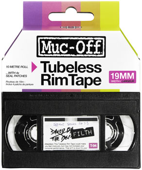 Muc-Off Rim Tape 10m Roll - 19mm, Boxed EA Tubeless Tape