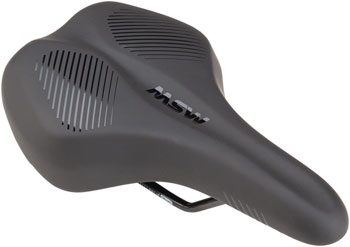 MSW SDL-164 Spin Fitness Saddle - Chromoly, Black EA Saddles