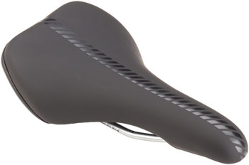 MSW Youth Long Saddle - Steel, Black EA Saddles