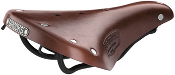 Brooks B17 Short Saddle - Steel, Antique Brown Antique Brown EA Saddles
