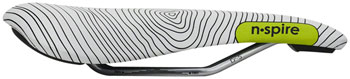 Smanie N.Spire Saddle - Chromoly, Microfiber White, 156 White EA Saddles
