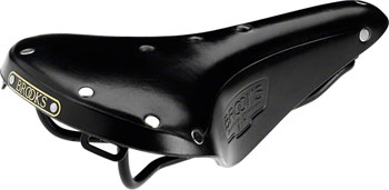 Brooks B17 Standard Saddle - Steel, Black, Men's Black EA Saddles