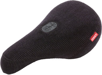 Odyssey Broc Corduroy BMX Seat - Pivotal, Fat, Black EA Saddles