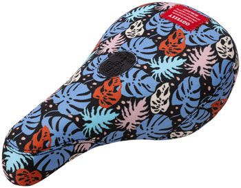 Odyssey Tropical BMX Seat - Pivotal, Multi-Color, Fat Multi-Color EA Saddles