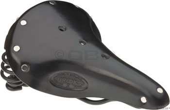 Brooks Flyer S Saddle - Steel, Black, Women's Black EA Saddles
