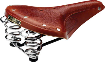 Brooks B67 Saddle - Steel, Honey, Men's Honey EA Saddles