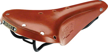 Brooks B17 Standard Saddle - Steel, Honey, Men's Honey EA Saddles