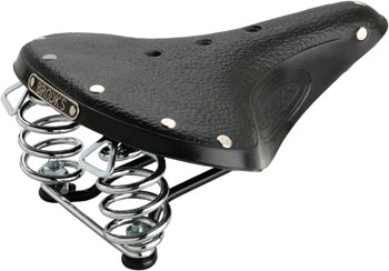 Brooks B67 Saddle - Steel, Black, Women's Black EA Saddles