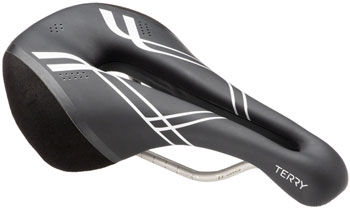 Terry Corta Saddle - Titanium, Black, Women's Black EA Saddles