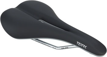 Terry Raven Saddle - Chromoly, Black, Women's Black EA Saddles
