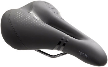 Terry Liberator Y Saddle - Steel, Black, Men's, Italia Screen-print Black EA Saddles