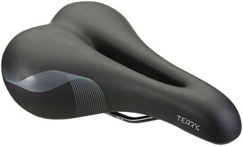Terry Cite Y Gel Saddle - Chromoly, Black, Men's Black EA Saddles