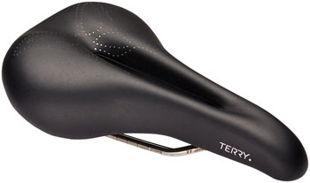 Terry Butterfly Ti Gel+ Saddle - Titanium, Black, Women's Black EA Saddles