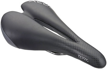 Terry Falcon X Saddle - Chromoly, Black Gray, Women's Black EA Saddles