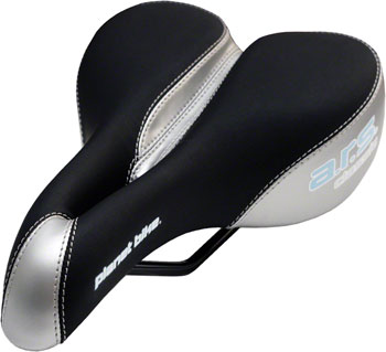 Planet Bike A.R.S. Classic Saddle - Steel, Black, Women's Black/Silver EA Saddles