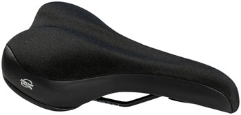 Planet Bike Comfort Gel Saddle - Steel, Black, Men's Black EA Saddles