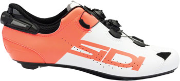 SIDI Shot 2S Pro Road Shoes - White/Coral, 48 White/Coral PAA Road Cycling Shoes