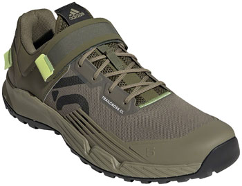 Five Ten Trailcross Mountain Clipless Shoes - Men's, Orbit Green/Carbon/Pulse Lime, 13 Orbit Green/Carbon/Pulse Lime PAA Mountain Biking Shoes