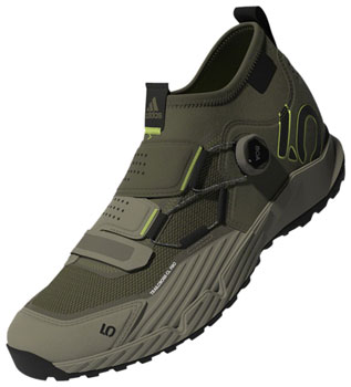 Five Ten Trailcross Pro Mountain Clipless Shoes - Men's, Green/Black/Green, 6 Green/Black/Green PAA Mountain Biking Shoes